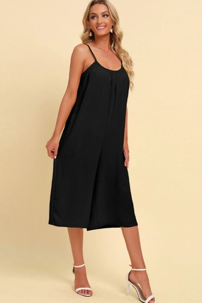 Grab Save Today Spaghetti Strap Scoop Neck Jumpsuit