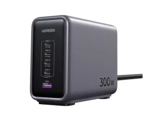 Grab the Deal Now Exclusive Online Discount Ugreen 90903B Nexode 300W 5-Port Pd Gan Fast Charger