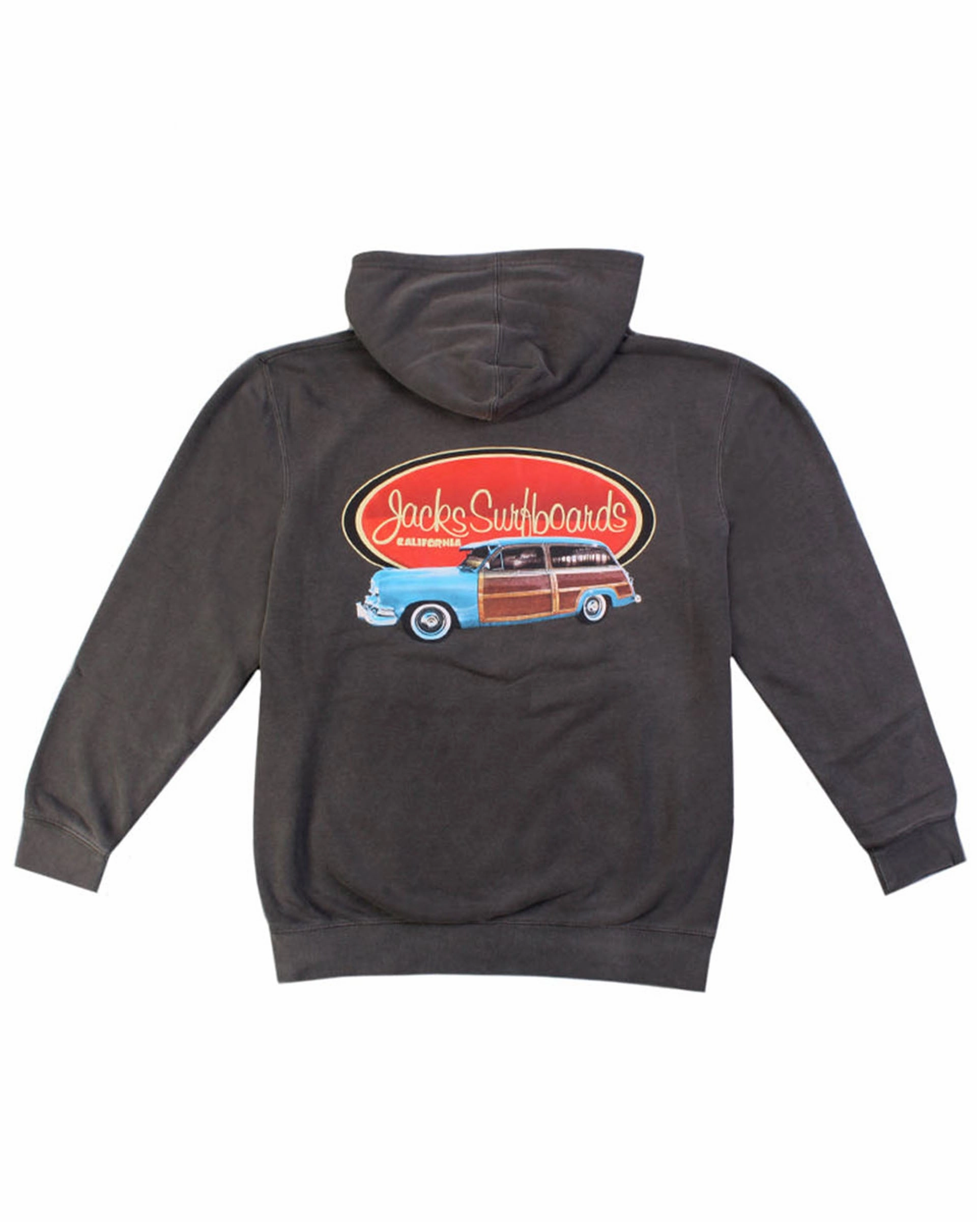 Country Squire Pigment Pullover Hoodie - Black Today Only Savings
