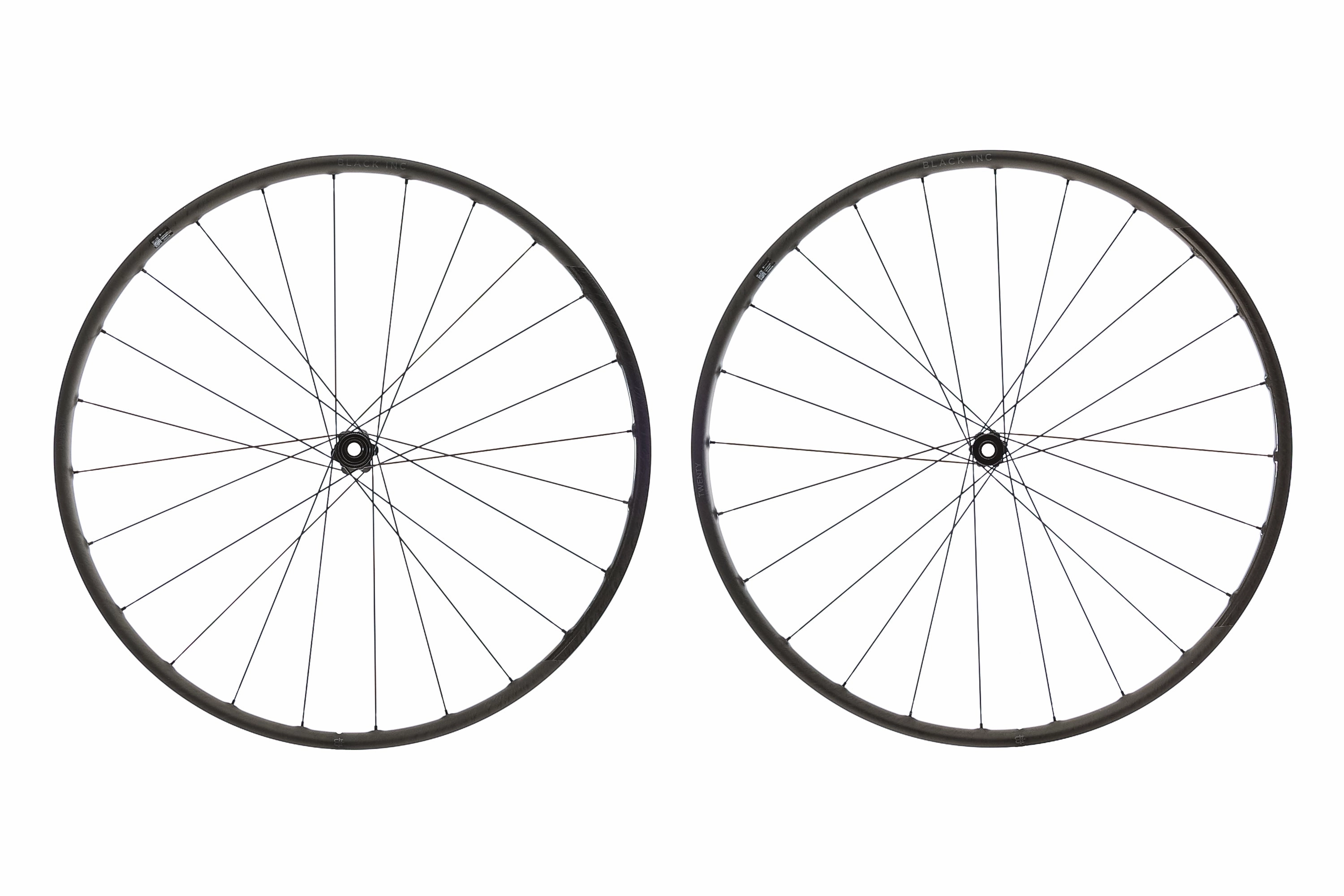 Black Inc TWENTY Carbon Tubeless 700c Wheelset