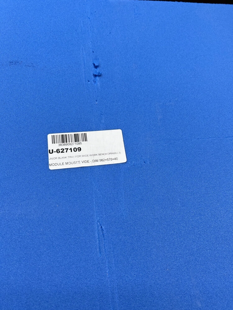 Blank tray for wide work bench drawers