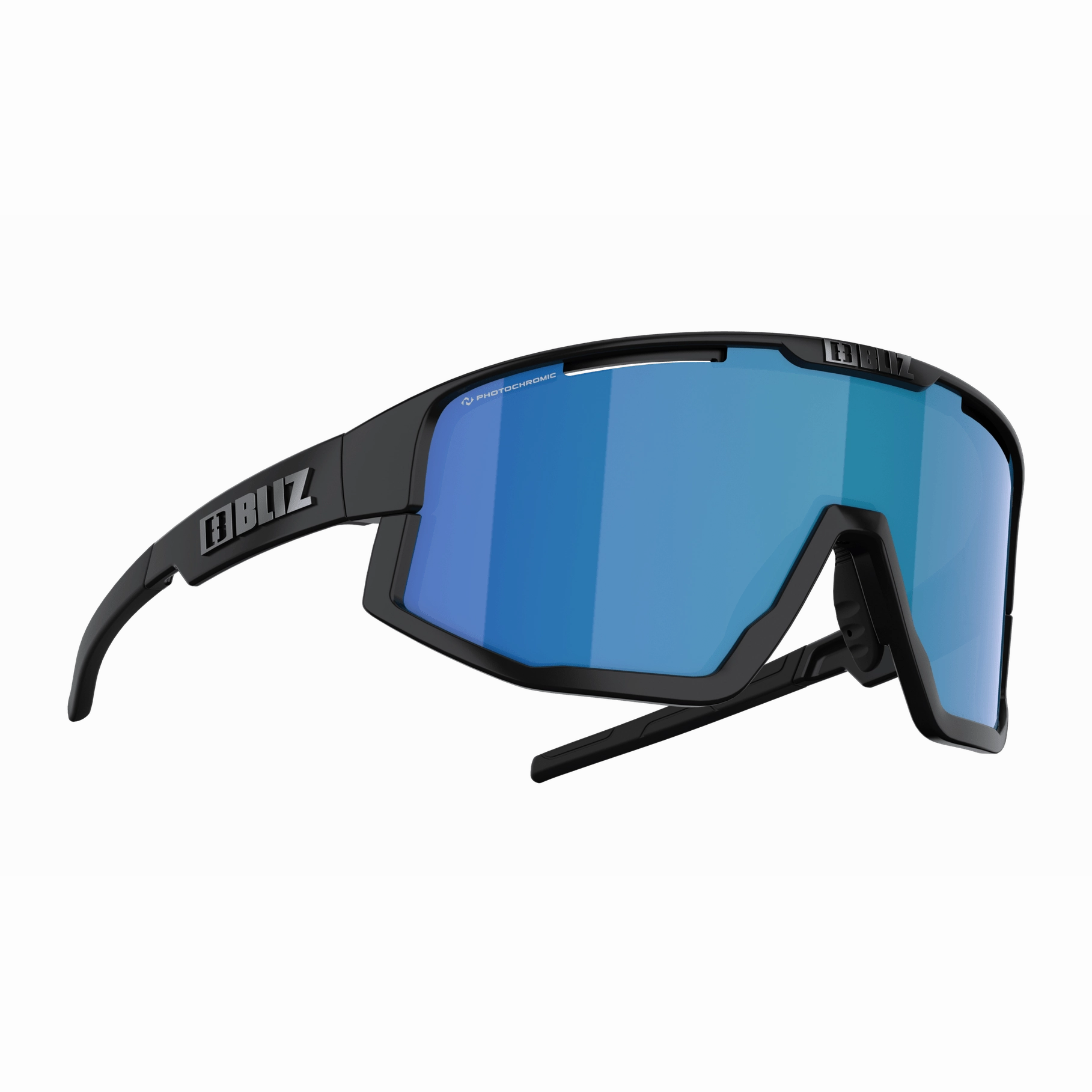 Bliz Fusion sunglasses - Matt Black PH Brown Blue Mirror