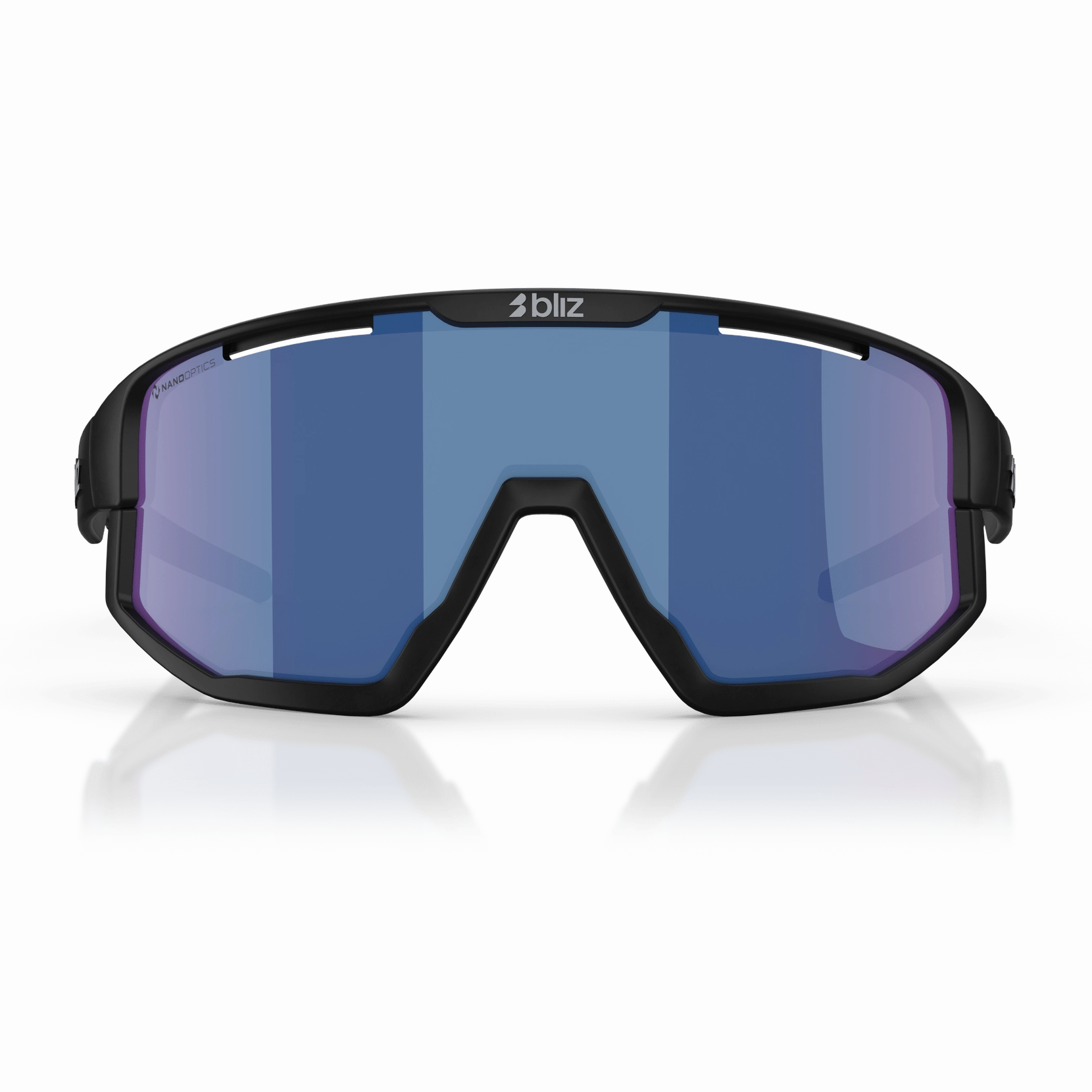 Bliz Fusion sunglasses - Matt Black PH Brown Blue Mirror