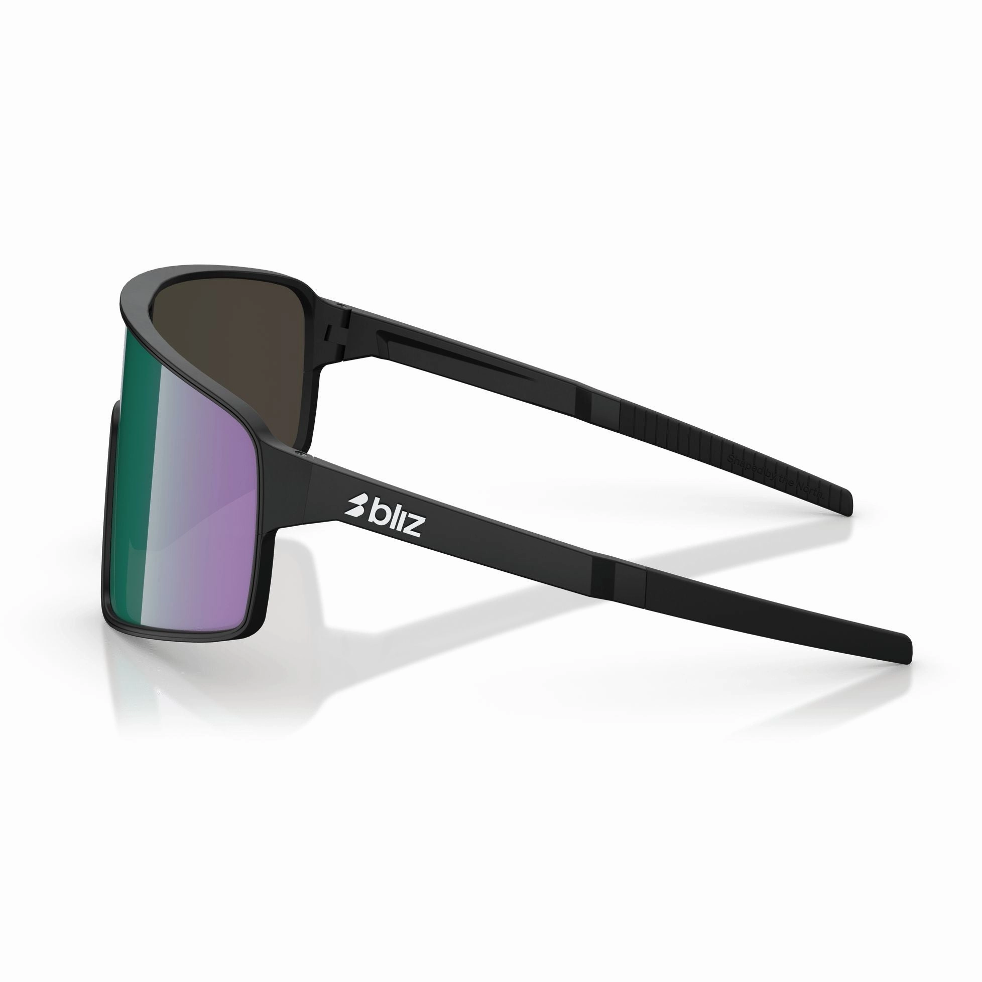 Bliz P001 sunglasses - Matt Black Brown W Green Multi