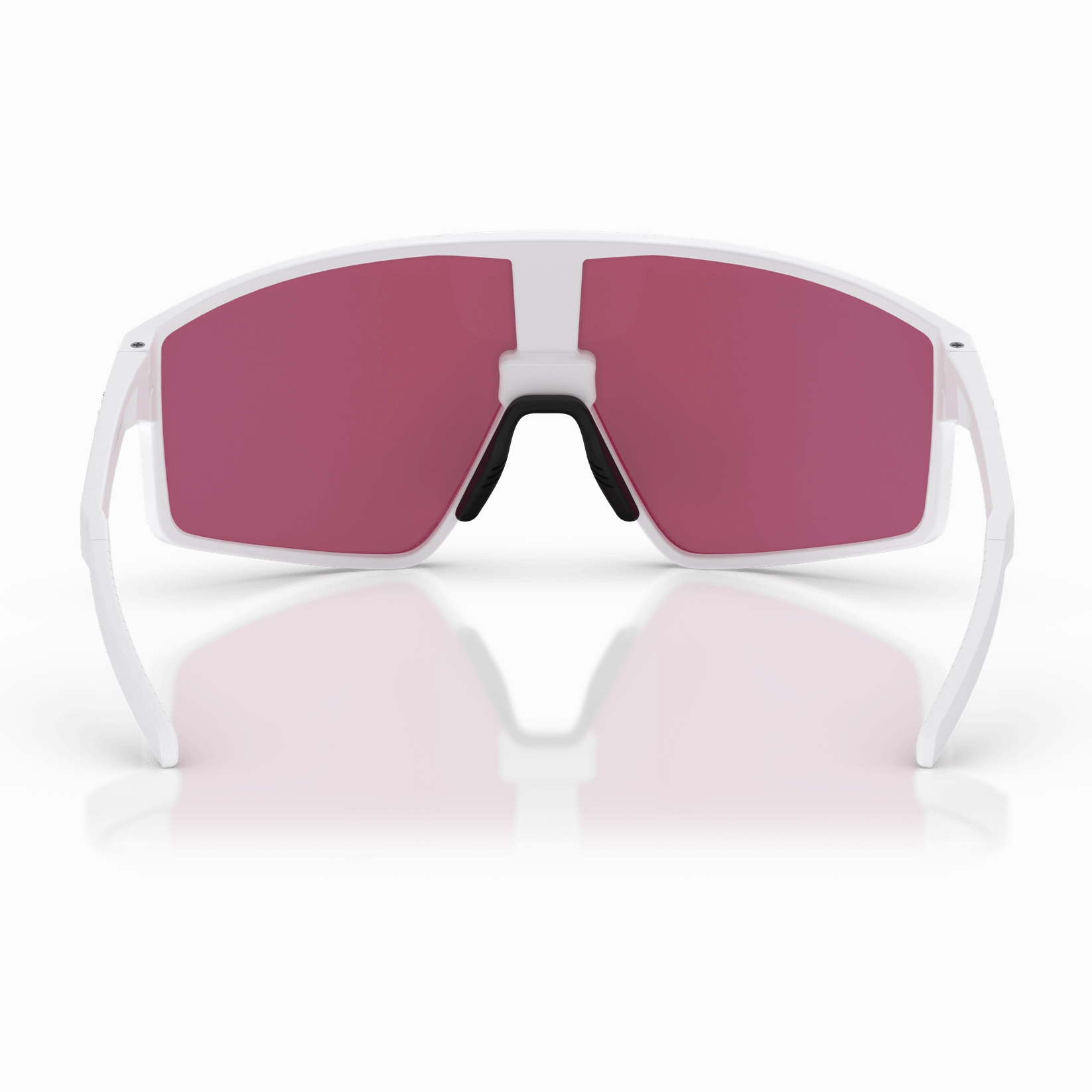 Bliz P002 sunglasses - Matt White Rose-Violet Mirror Blue