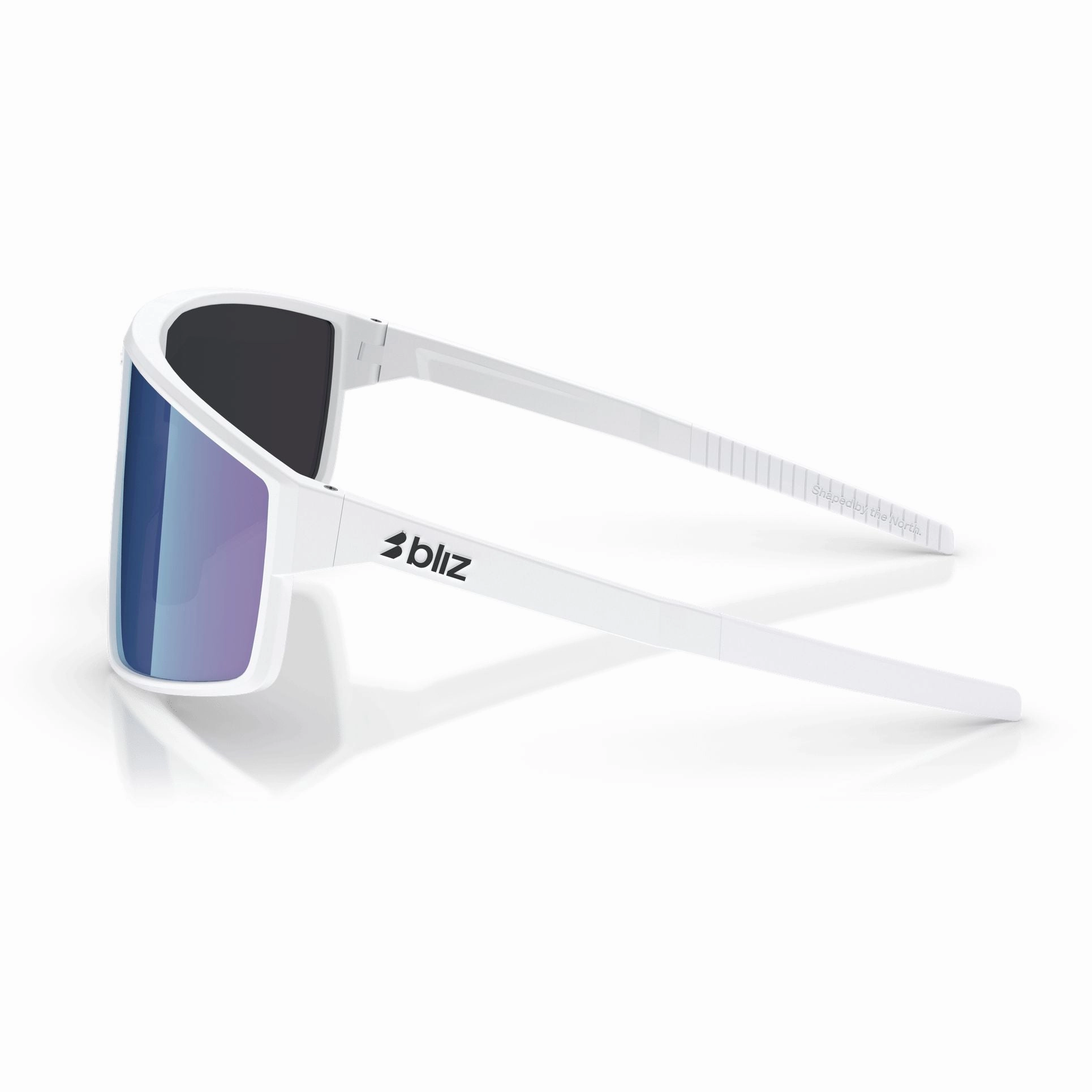 Bliz P002 sunglasses - Matt White Smoke W Blue Multi