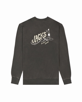 Bobber Pigment Dye L/S Crewneck Sweatshirt Save Big Today Hot Discount Deal