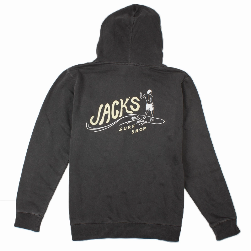 Weekend Specials Bobber Pigment Dye Pullover Hoodie '25 - Black