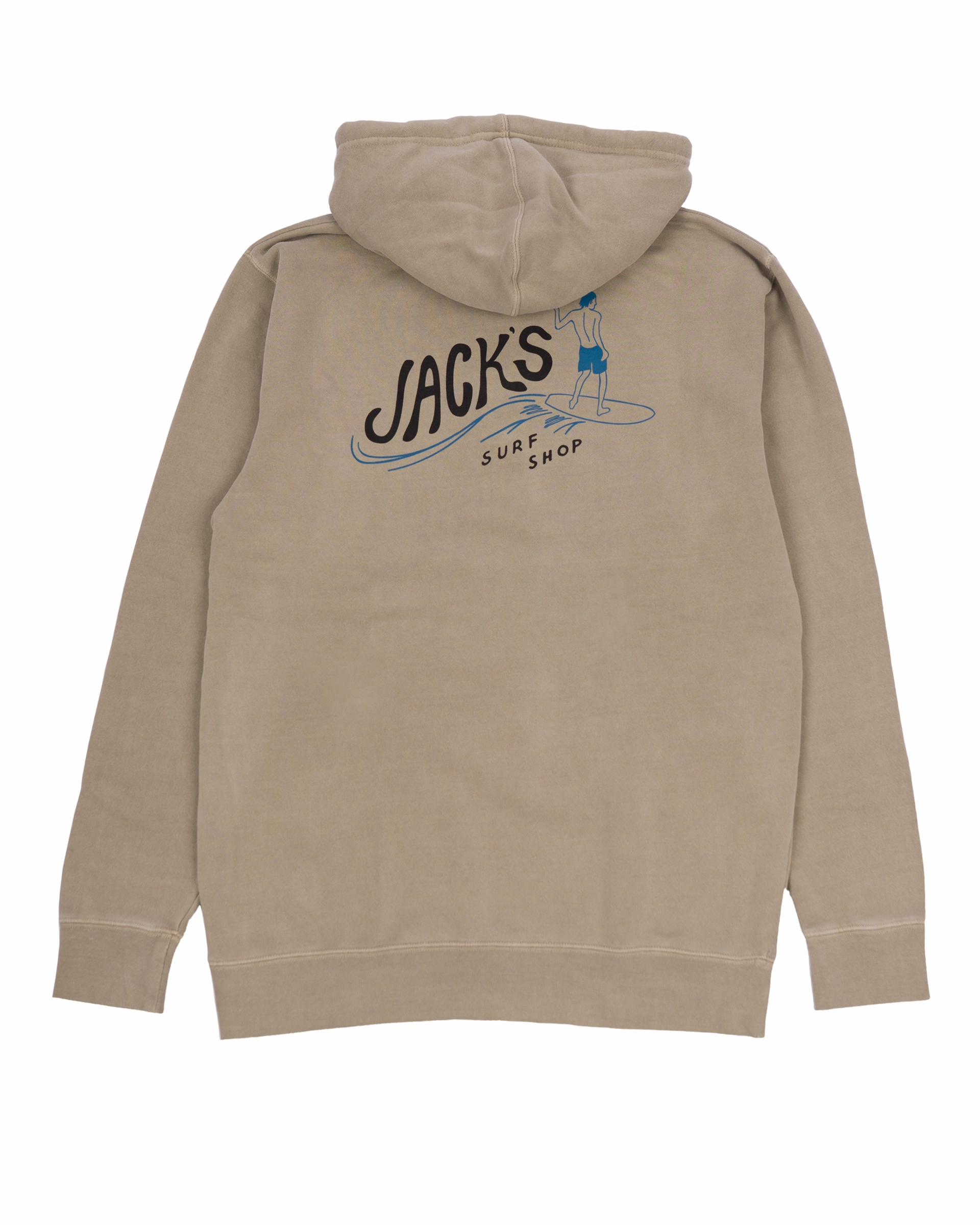 Bobber Pigment Dye Pullover Hoodie '25 - Cement Save Big Today