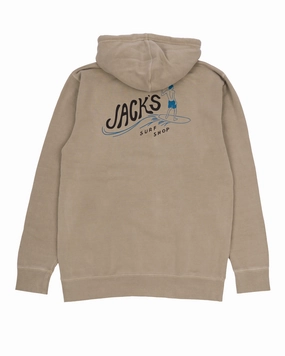 Bobber Pigment Dye Pullover Hoodie '25 - Cement Save Big Today