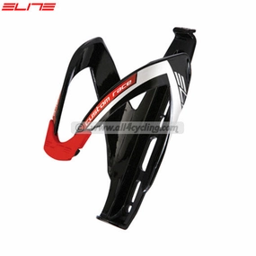 Bottle cage Elite Custom Race - Black/White/Red