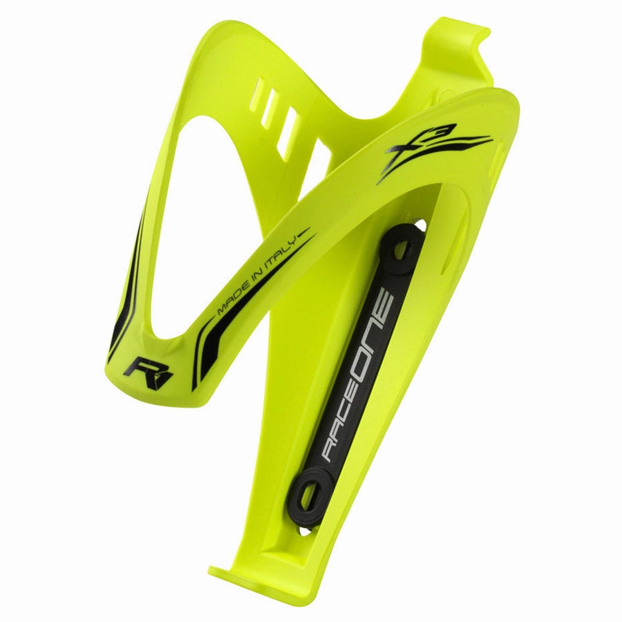 Bottle cage RaceOne X3 Rubber - Yellow