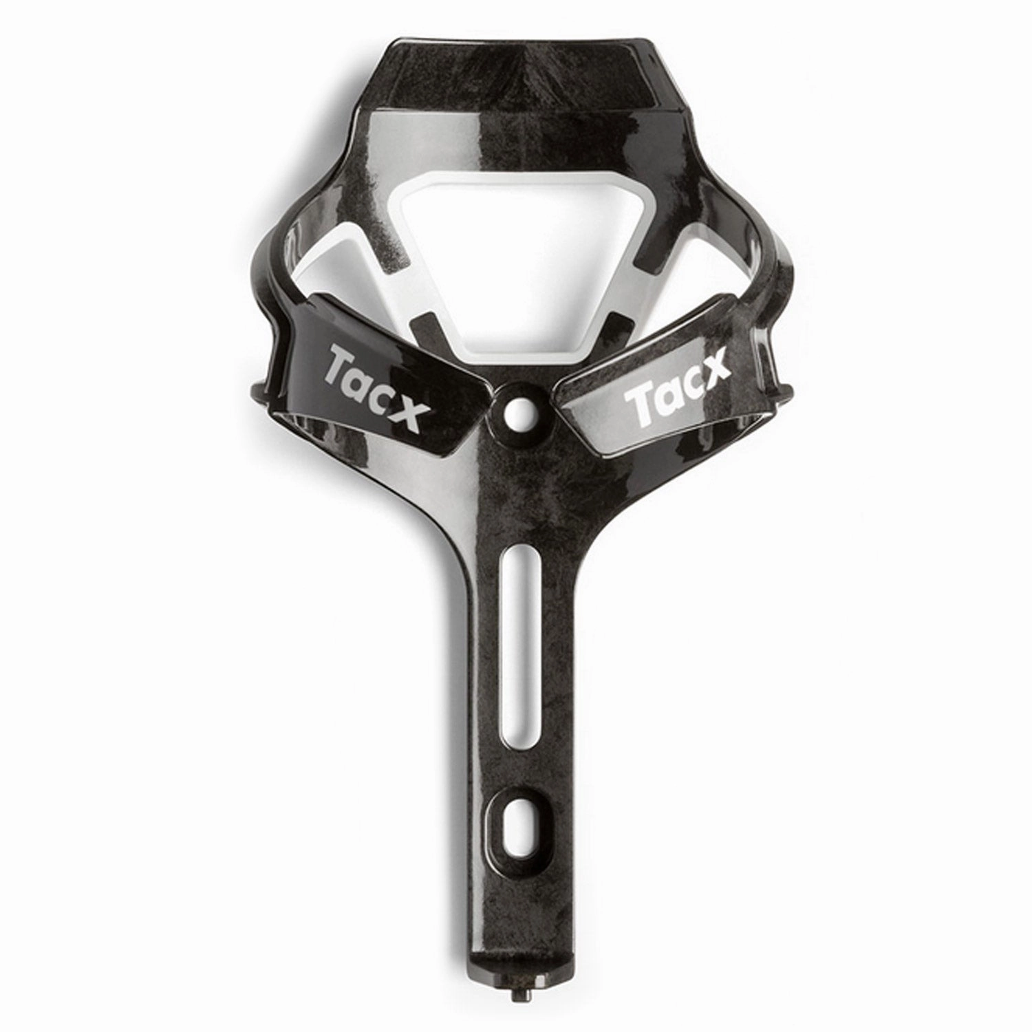 Bottle cage Tacx Ciro - Black white gloss