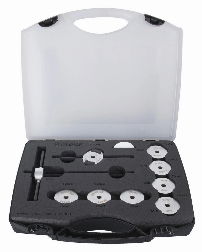 Bottom bracket bearing press kit
