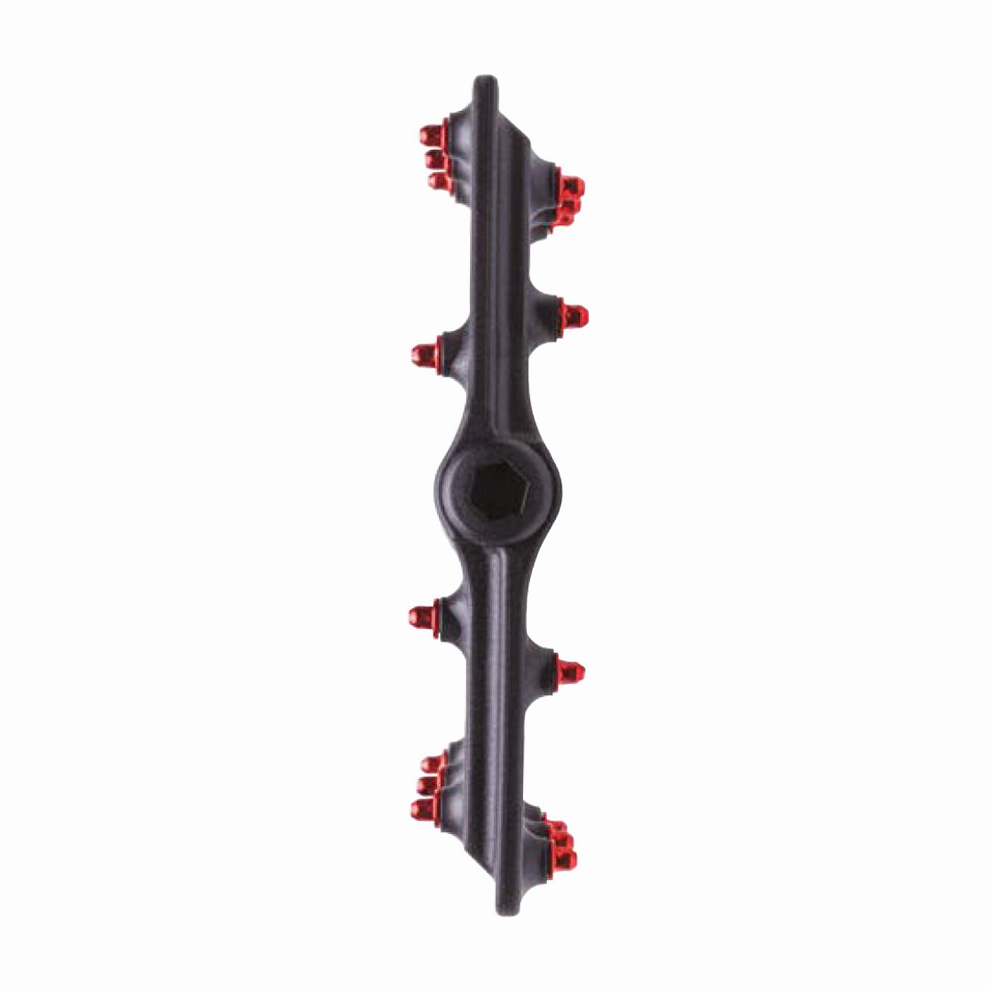 BRN Composite Kite pedals - Black red