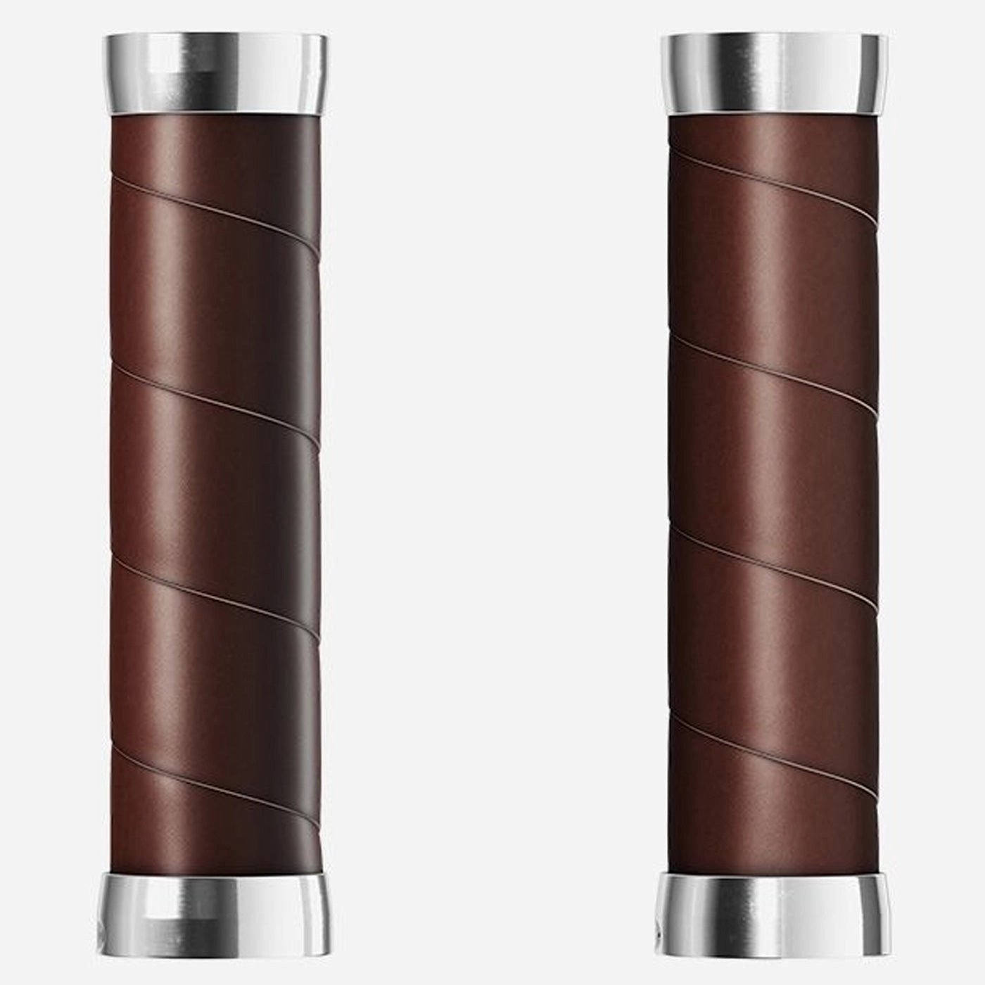 Brooks Slender Leather 130mm Grips - Brown