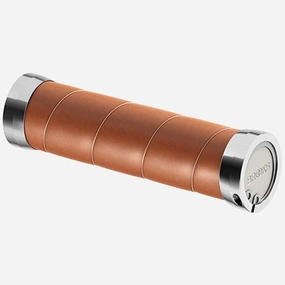 Brooks Slender Leather 130mm grips - Light brown