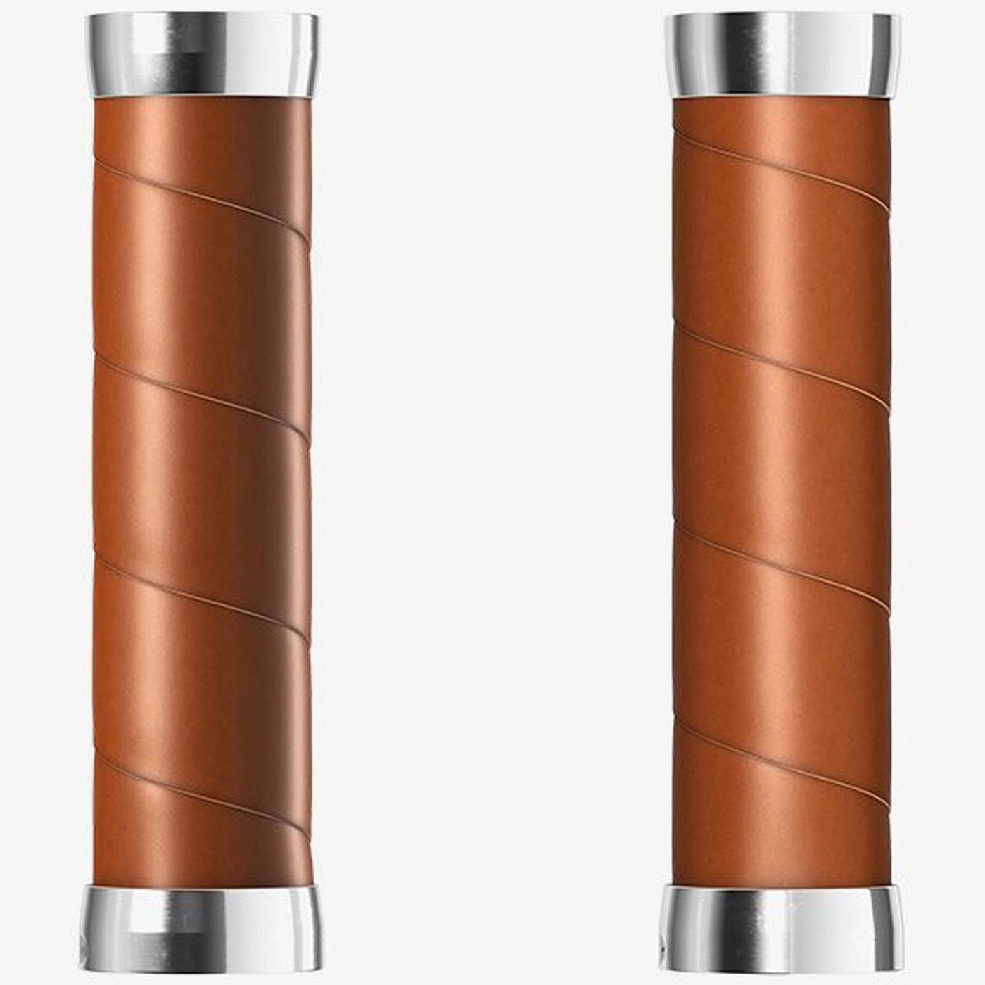 Brooks Slender Leather 130mm grips - Light brown