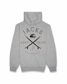 Bus Stop Classic Pullover Hoodie - Heather Grey Hot Pick Online Exclusive Online Offer