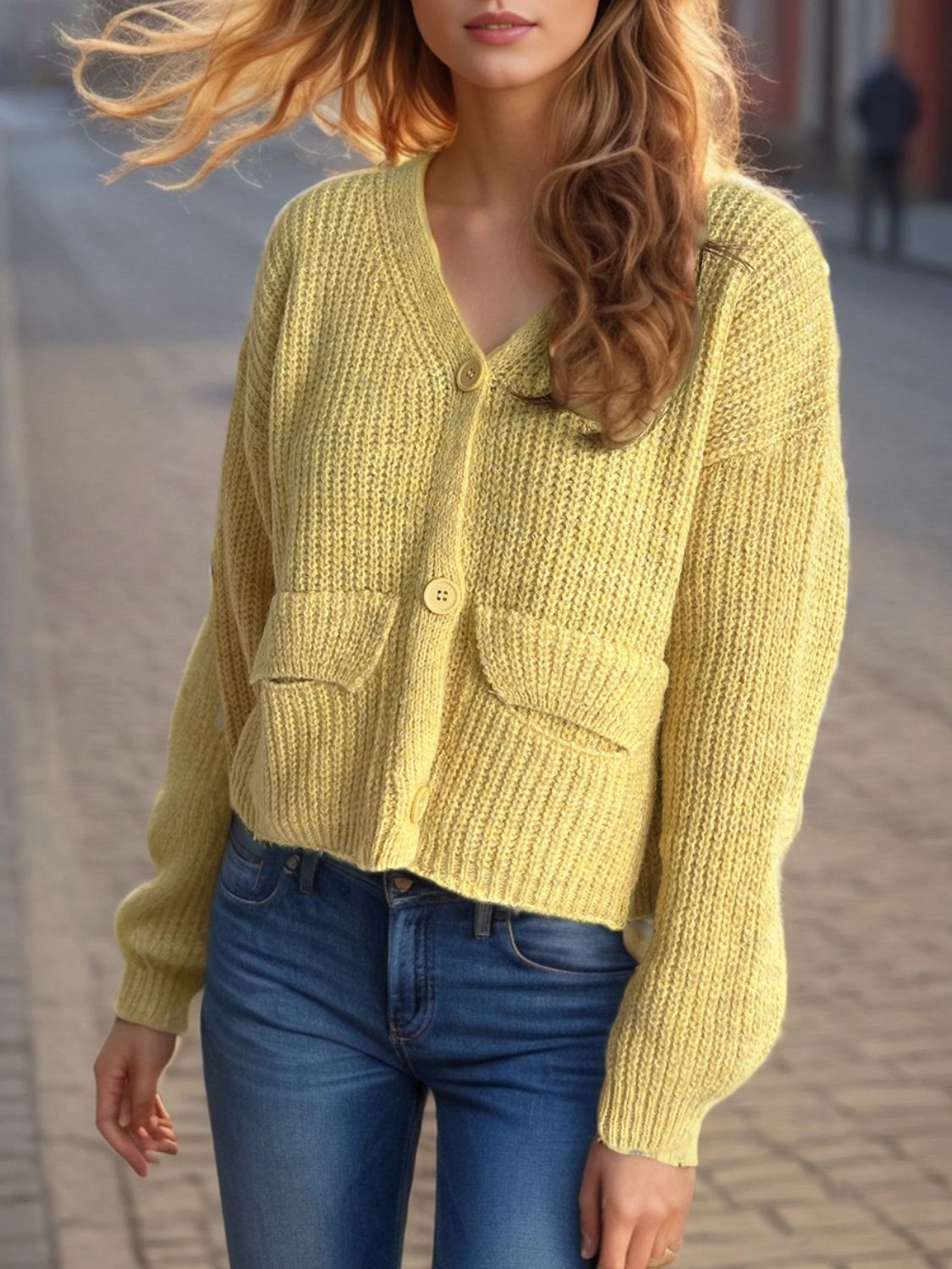 Button Down Long Sleeve Cardigan Todays Special Savings