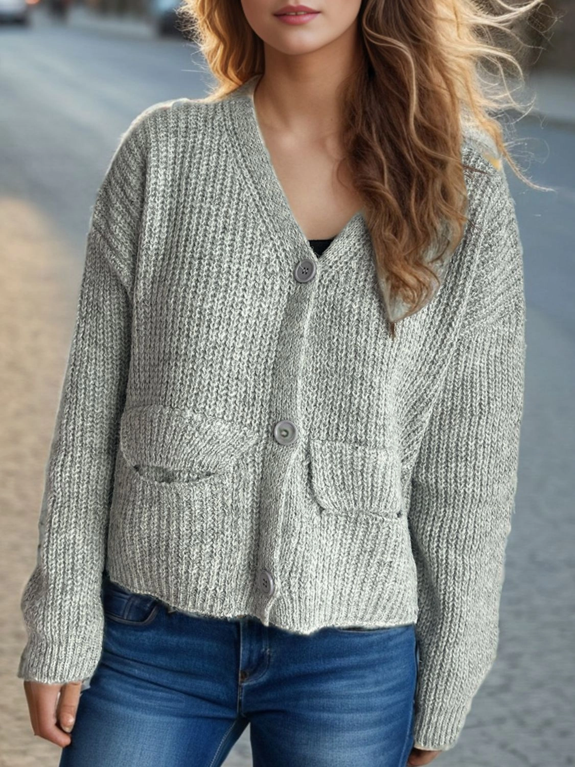 Button Down Long Sleeve Cardigan Limited Edition Offer Exclusive Hot Pick