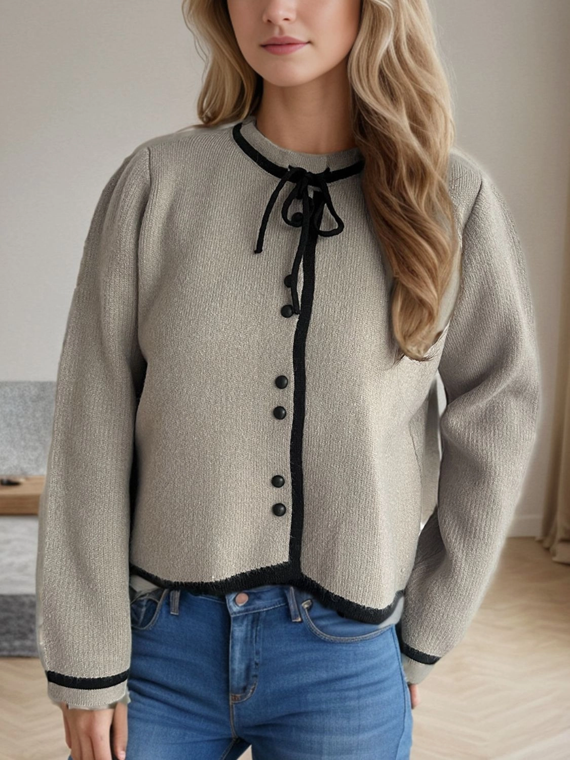 Daily Hot Deal Button Down Long Sleeve Cardigan