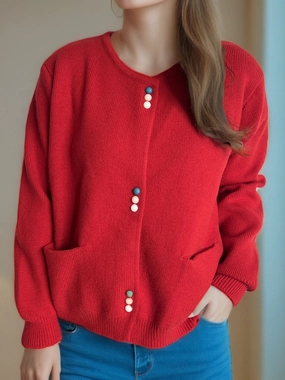 Button Down Long Sleeve Cardigan With Pockets Instant Savings Inside Hot Price Drop