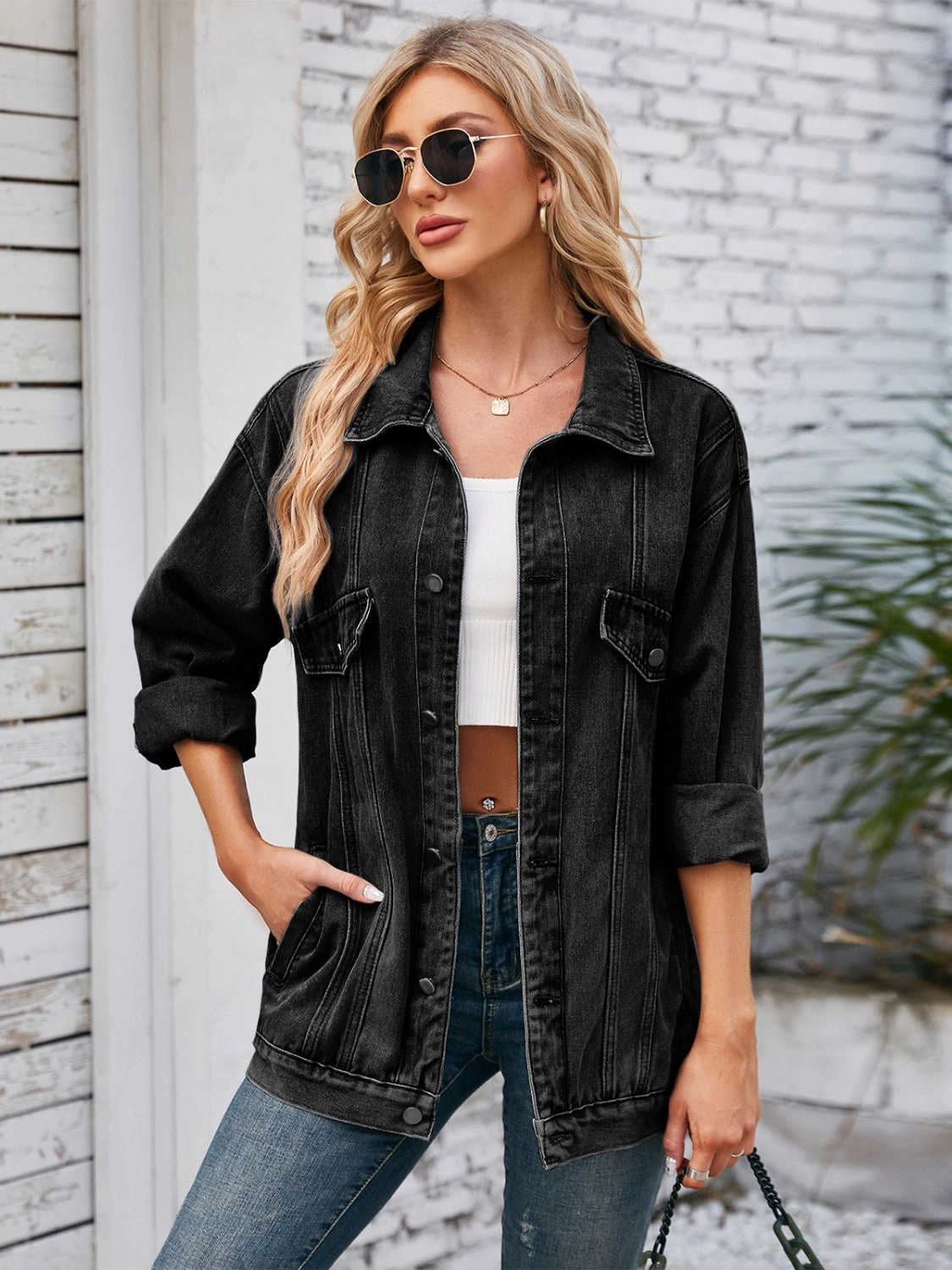 Big Price Drop Special Price Today Button Up Long Sleeve Denim Jacket