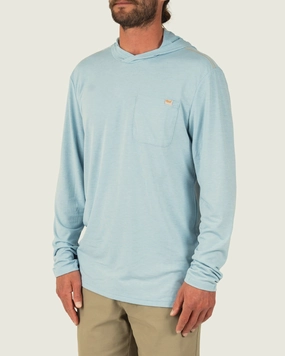Clearance Steal Today Buxton Tech Hoodie - Cloud Heather