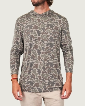 Online Exclusive Steal Buxton Tech Hoodie - Dark Green Mallard Camo