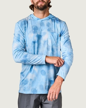 Shop Hot Picks Buxton Tech Hoodie - Light Blue Salt Camo
