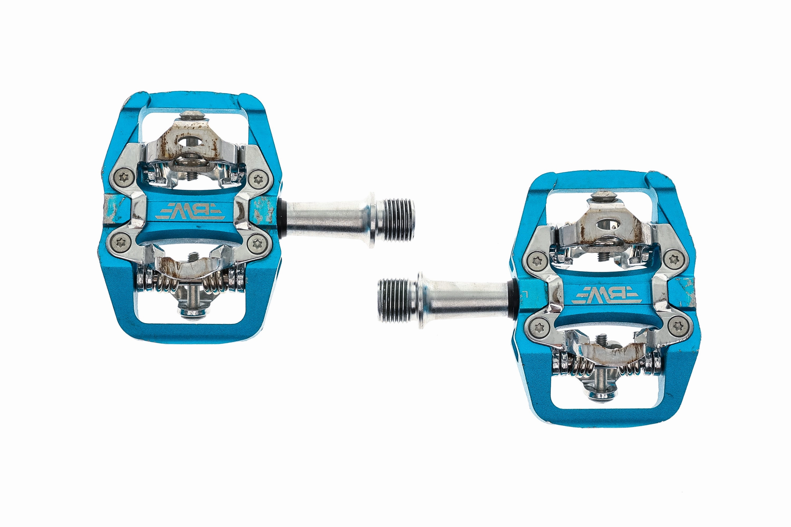 BW USA Rock Garden Pedals Clipless Blue