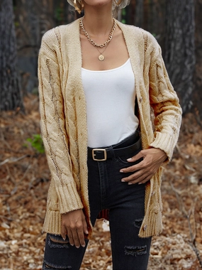 Save Today Event Hot Picks Today Cable-Knit Button Down Cardigan