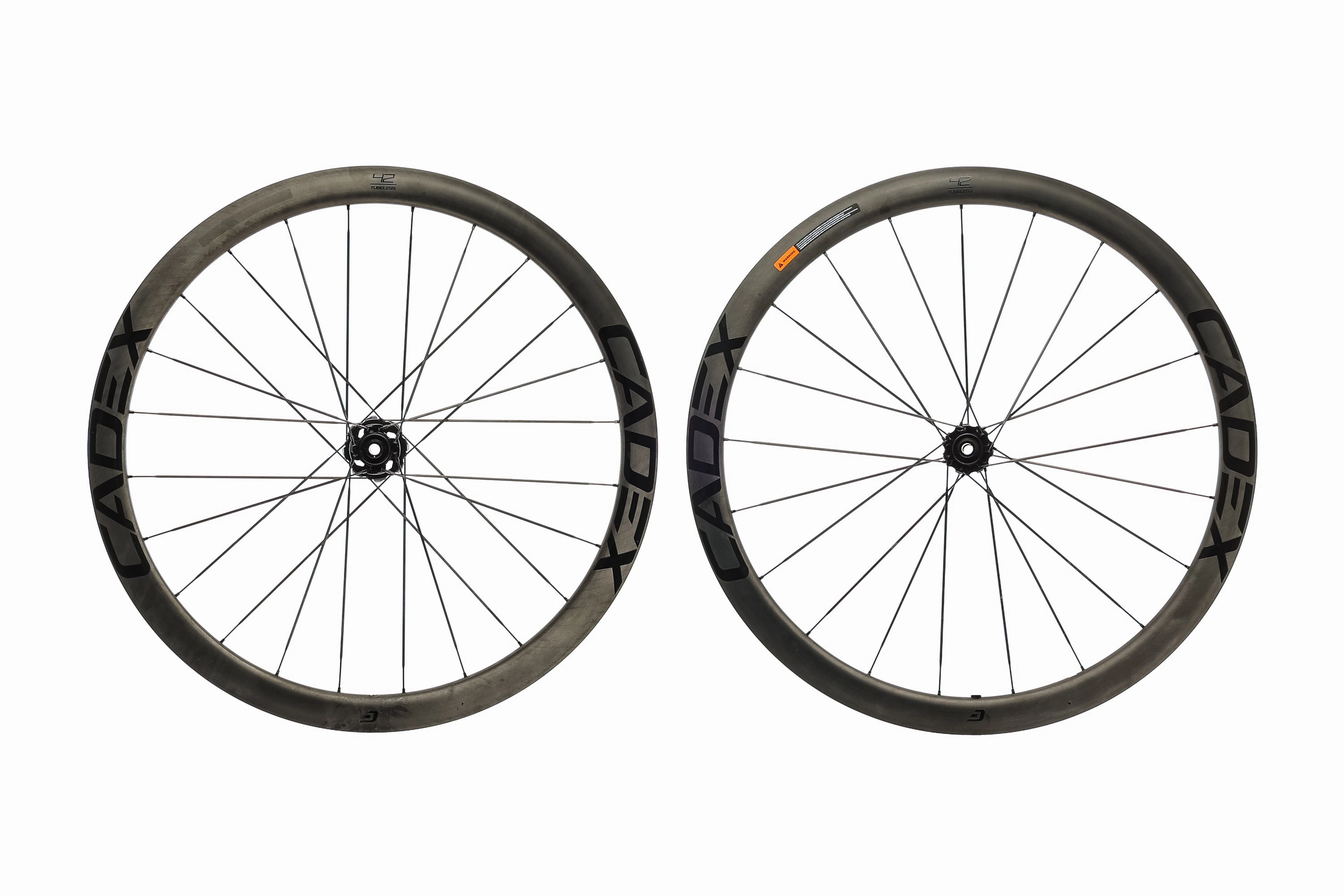 Cadex 42 Carbon Tubeless 700c Wheelset