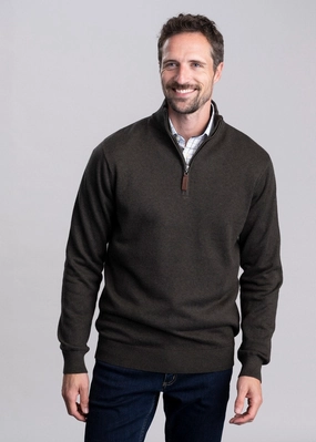 Grab Todays Deal Hot Price Drop Calton Cotton Cashmere  1/4 Zip Jumper