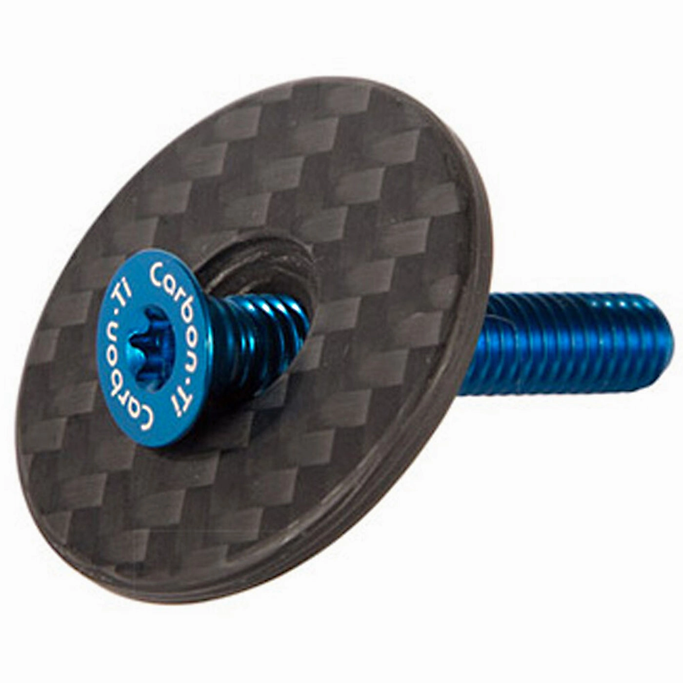 Carbon-Ti X-Cap Carbon Matte wagon whell - Blue