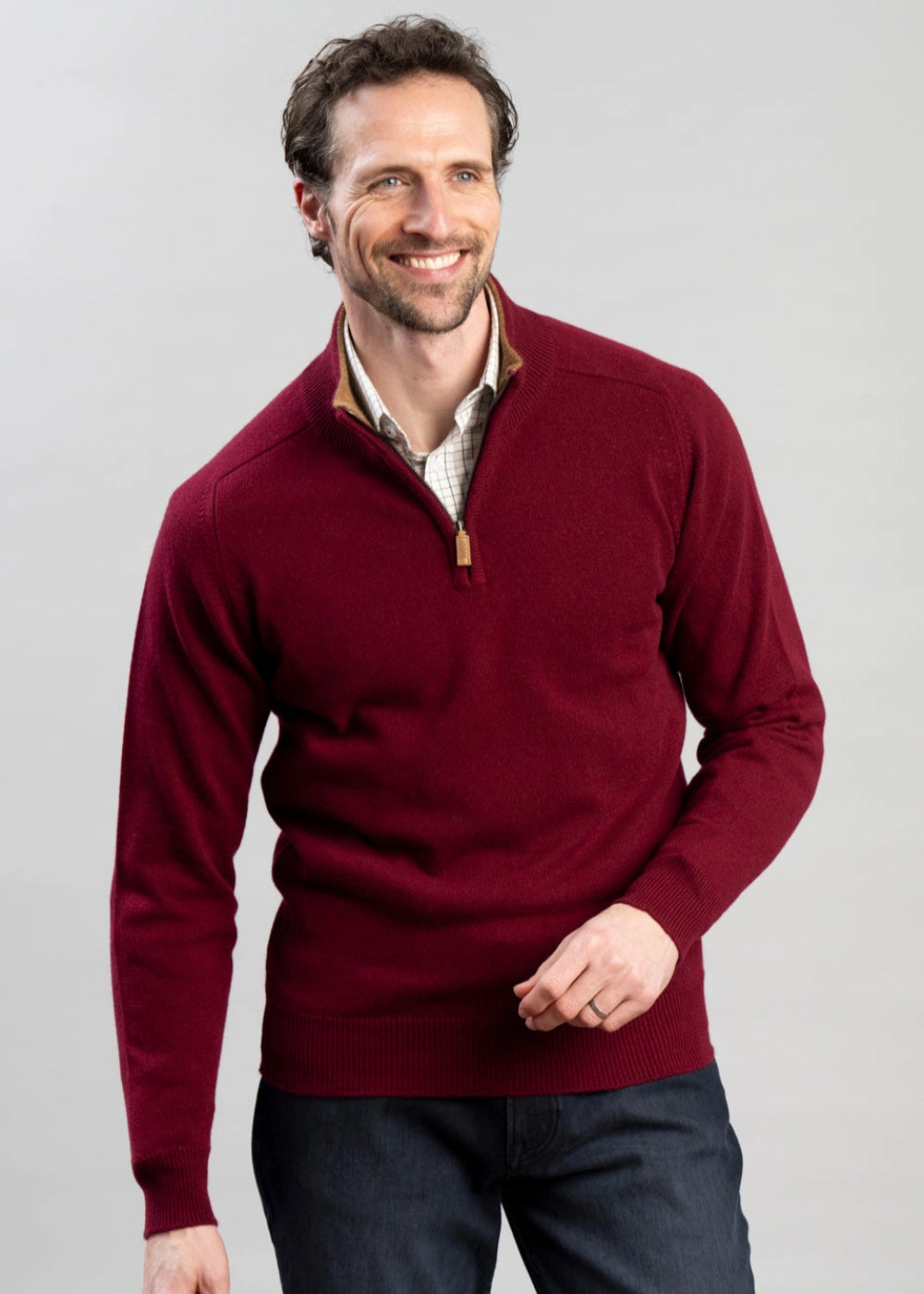 MustHave Steals Last Chance Offer Cashmere 2 Ply Zip Neck Sweater
