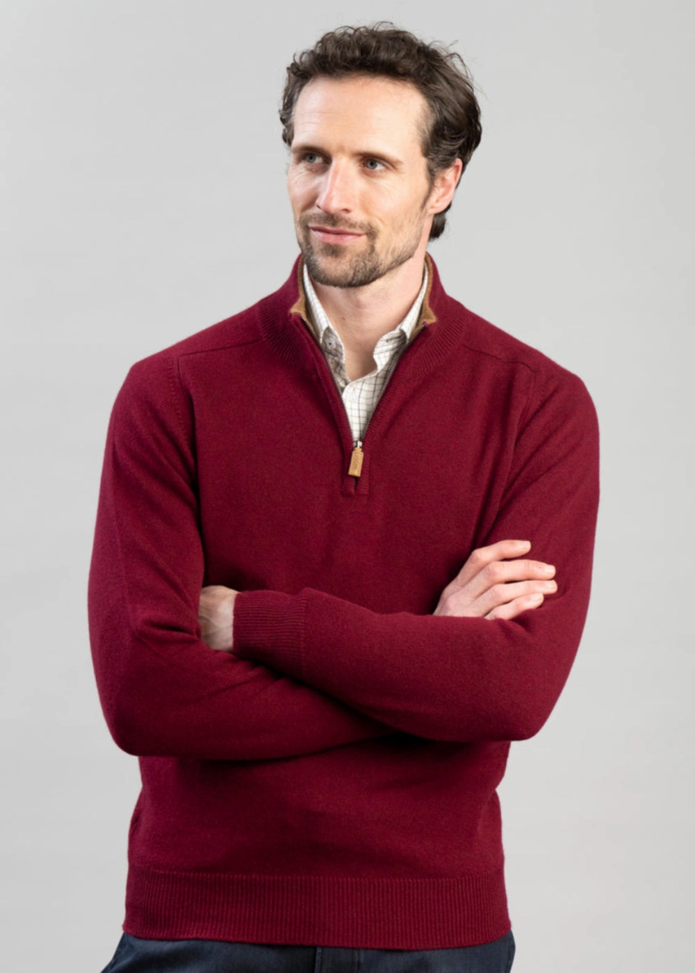 Cashmere 2 Ply Zip Neck Sweater Daily Hot Deal Big Clearance Event