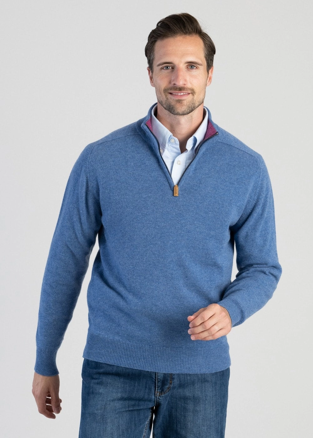 Dont Wait Save Grab It Before Gone Cashmere 2 Ply Zip Neck Sweater