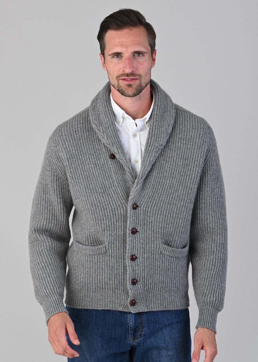 Online Exclusive Steal Cashmere Windsor Shawl Jacket