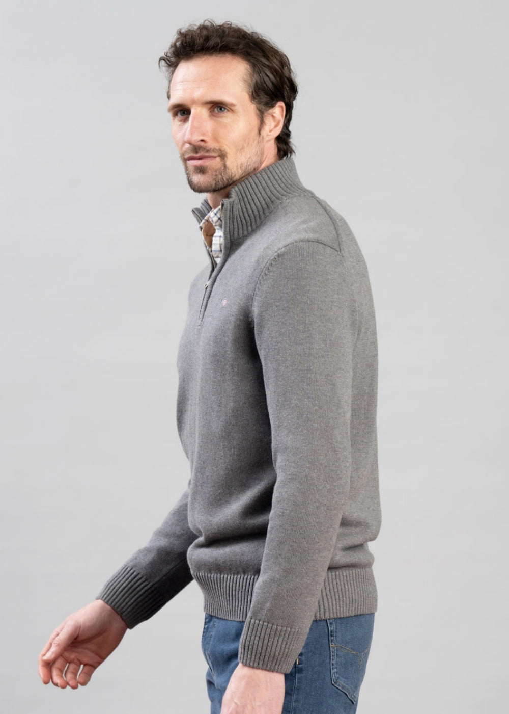 Casual Cotton Half Zip Exclusive Online Offer