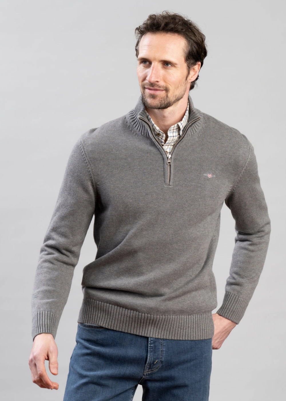 Casual Cotton Half Zip Instant Savings Deal Shop Smart Deals