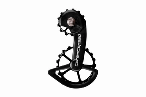 CeramicSpeed Coated Oversized Pulley Wheel System Shimano 9100/R8000 SS Black