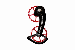 CeramicSpeed Coated Oversized Pulley Wheel System SRAM eTap Red