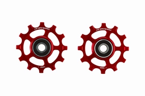 CeramicSpeed Coated Pulley Wheels Campagnolo 12 Speed NW Red