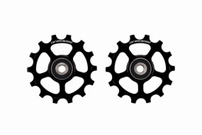 CeramicSpeed Coated Pulley Wheels for Shimano XT/XTR 12 Speed Black