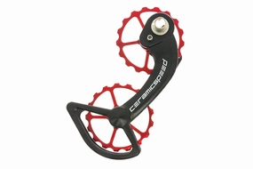 CeramicSpeed OSPW System for Shimano 9100/8000 11 Speed Long Cage Red