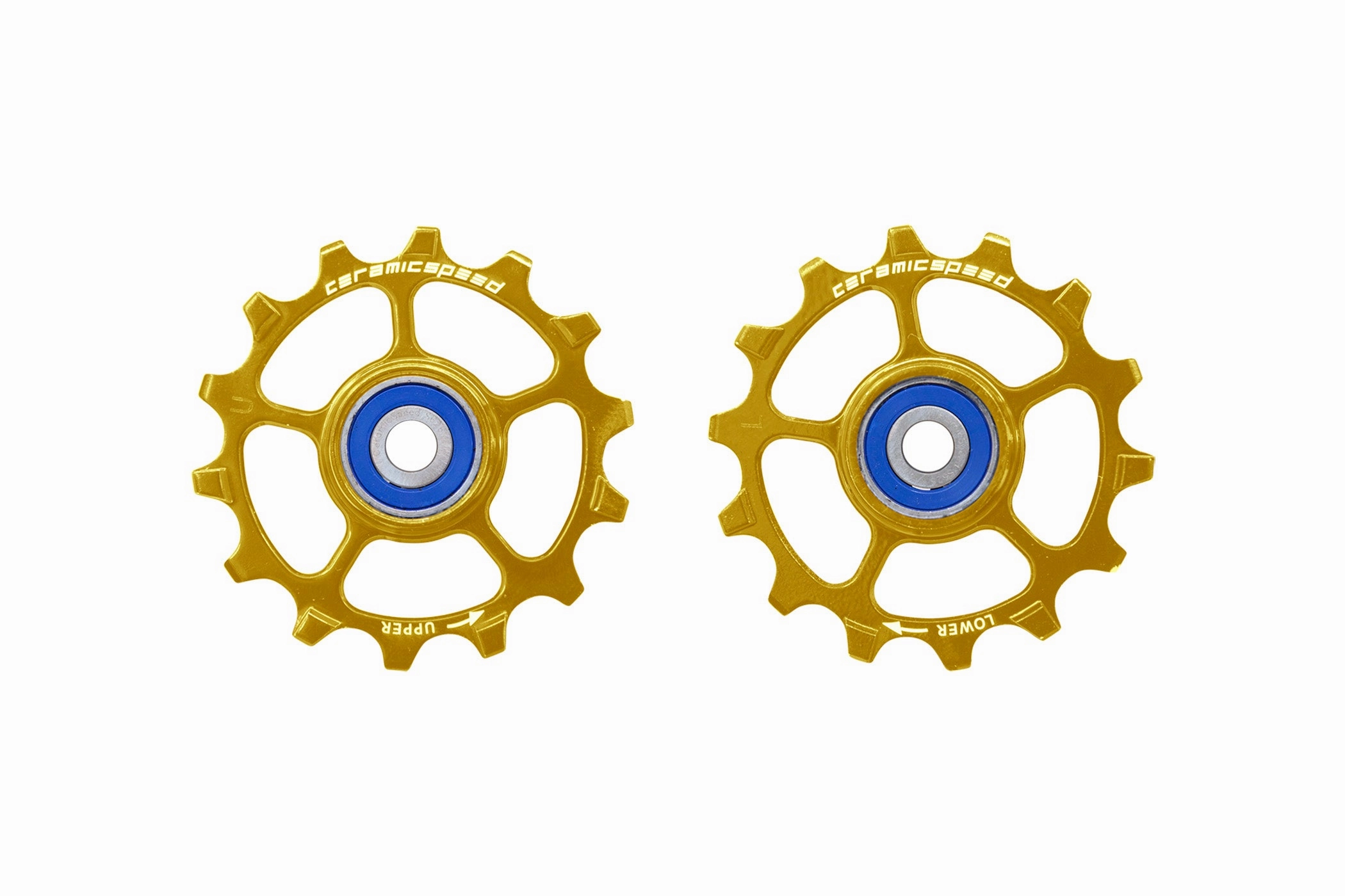 CeramicSpeed SRAM Eagle & Eagle AXS Coated Pulley Wheels 12 Speed Gold