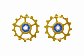 CeramicSpeed SRAM Eagle & Eagle AXS Coated Pulley Wheels 12 Speed Gold