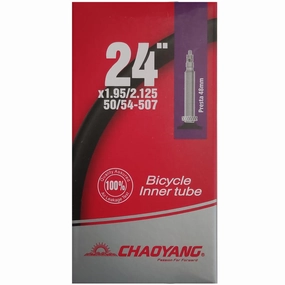 Chaoyang 24x1.0 inner tube - Presta 48 mm